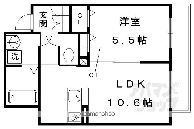 スプリング山城の間取り写真