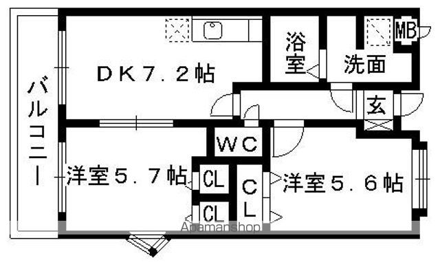 【ヴィラ壱番館の間取り】