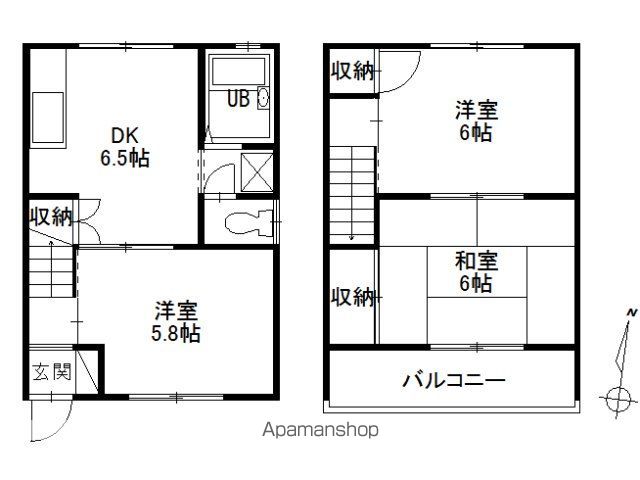 グランデール千田の間取り写真