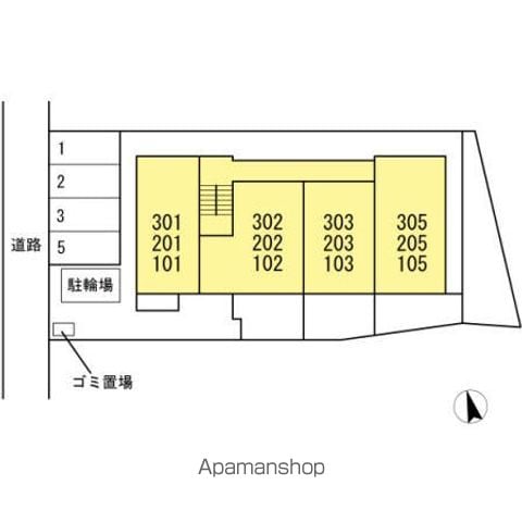 ベルテ 105 ｜ 神奈川県川崎市高津区上作延５丁目9-12（賃貸アパート2LDK・1階・55.28㎡） その14