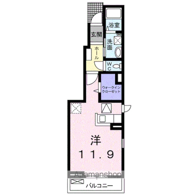 グラン・シャリオ[1R/32.94m2]の間取図