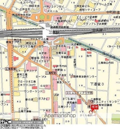ライオンズマンション三鷹さくら通り[1R/17.98m2]の周辺5
