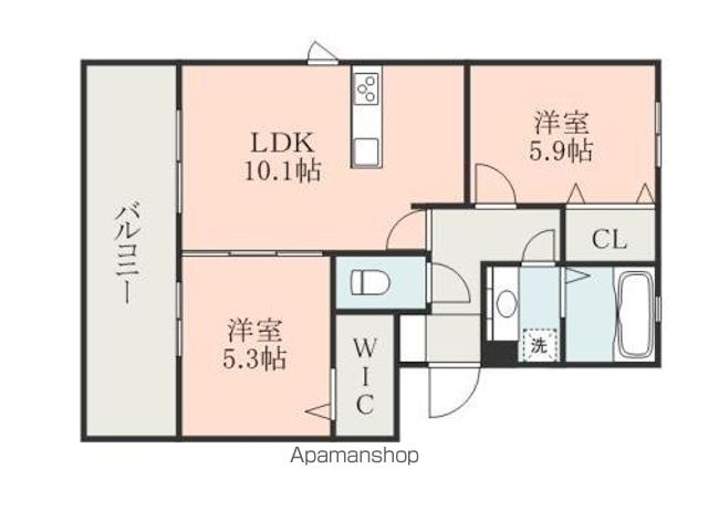 JK長嶺東の間取り写真