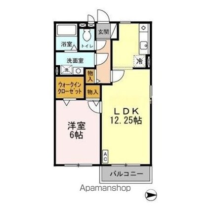 ストークコート[1LDK/45.29m2]の間取図