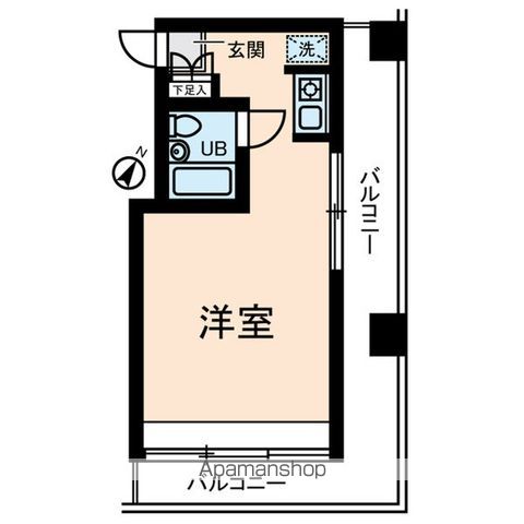 豊島区南大塚のマンションの間取り