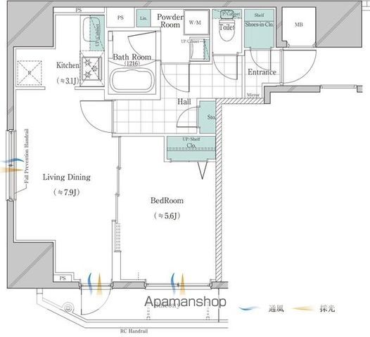 ガリシア大塚ＳＯＵＴＨの間取り