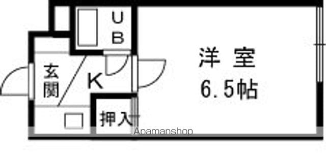 和歌山県和歌山市栄谷[1K/17.7m2]の間取図