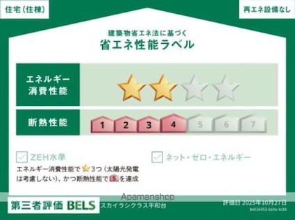 スカイラシクラス平和台[1K/25.13m2]の内装4