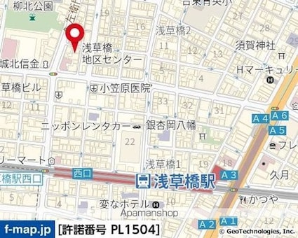 シーアイマンション浅草橋[1R/21.62m2]の周辺