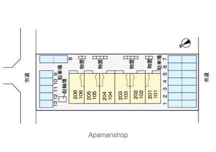 インプレス・Ｙ[2LDK/56.98m2]の配置図