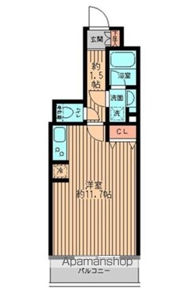 レガーロ御茶ノ水Ⅱ[1R/30.08m2]の間取図