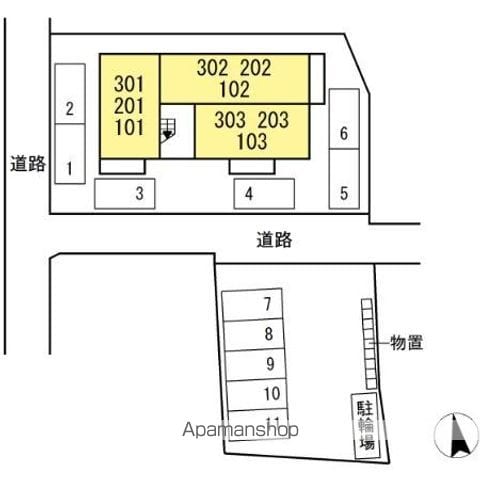 ＥＤＯＹＡ青沼 203 ｜ 山梨県甲府市青沼２丁目19-8（賃貸アパート1LDK・2階・41.95㎡） その14