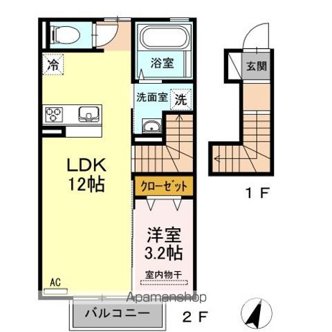 SQUARE VILLA 福島の間取り写真