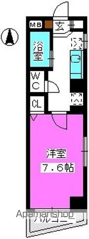 パークハイム大濠の間取り写真