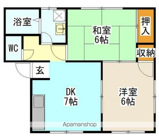 メゾンクレールの間取り写真