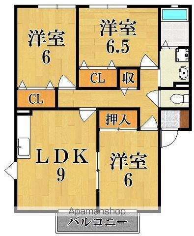 シャルマン二番館 A棟の間取り写真