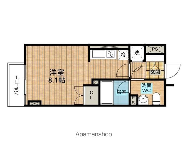 東村山市栄町のマンションの間取り