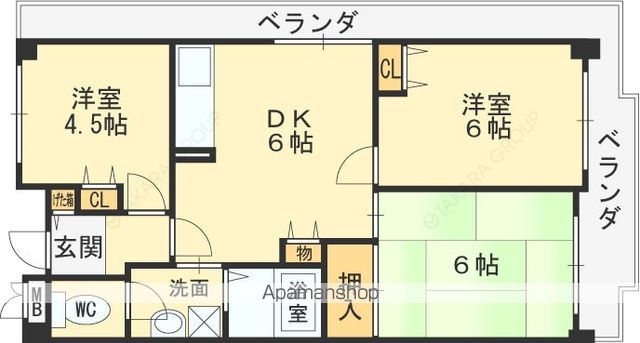 友井グレイスの間取り写真