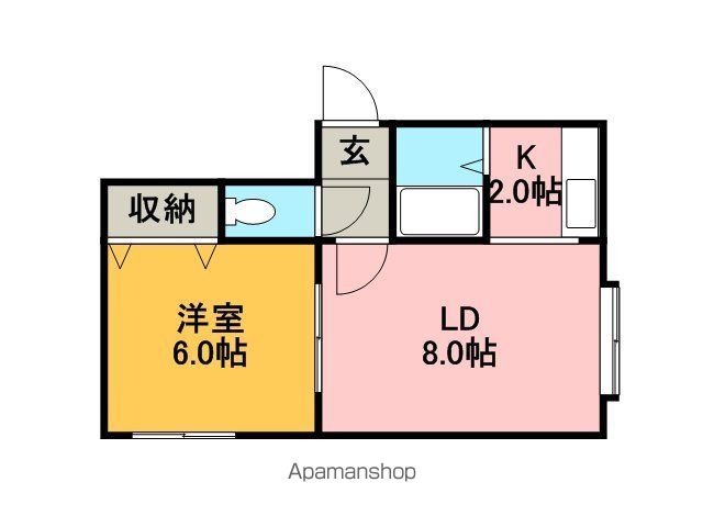 パークアベニュー富丘の間取り写真