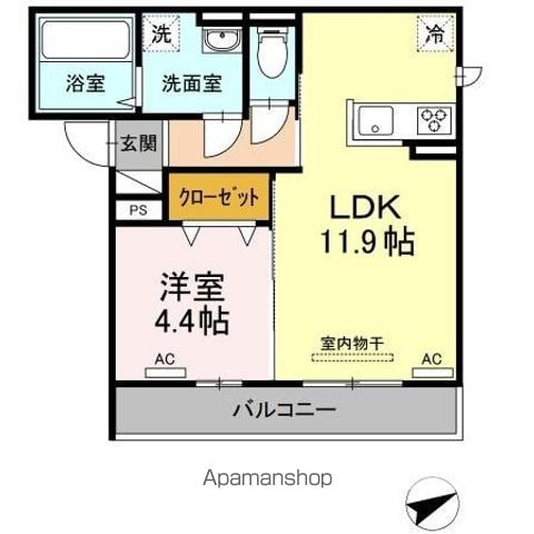 グランドメゾンくだまつの間取り写真