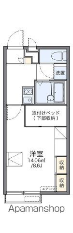 レオパレスマリン王ノ瀬の間取り写真
