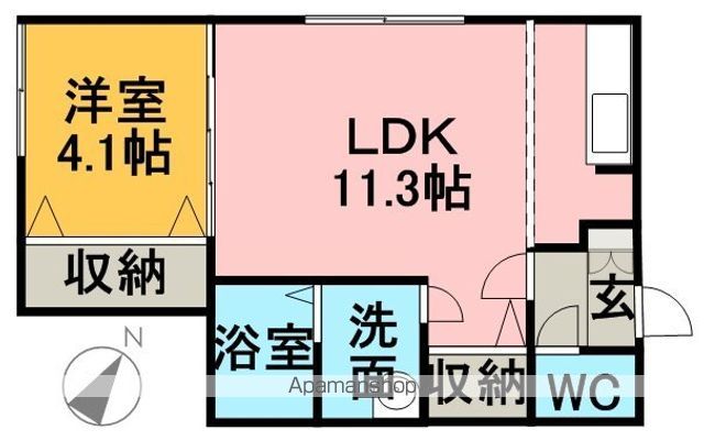 CREA月寒東の間取り写真