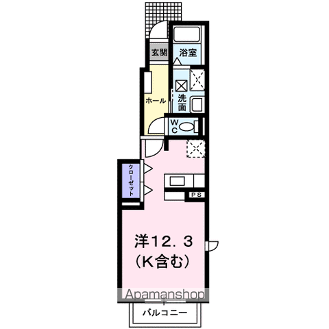 ベルシティSATO Bの間取り写真