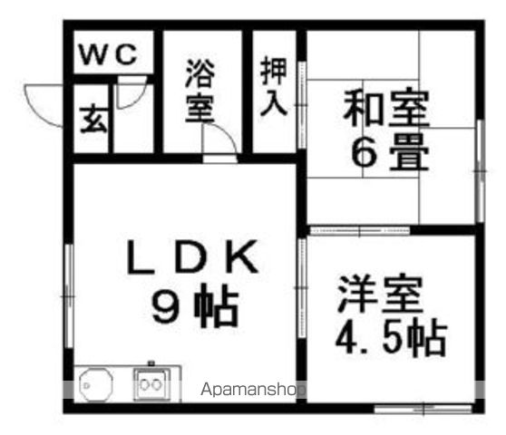 飛鳥マンションの間取り写真