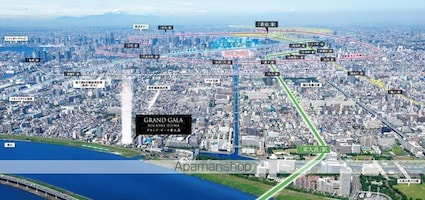 グランド・ガーラ東大島[2K/25.51m2]の周辺10