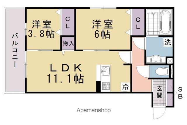 ラ ネージュの間取り写真