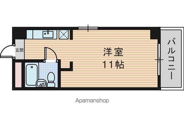 白倉マンションの間取り写真