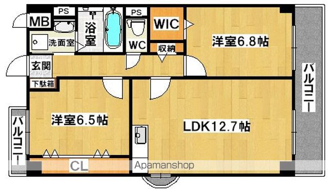 カーサ善の間取り写真