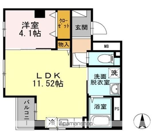 OTC田町マンションの間取り写真