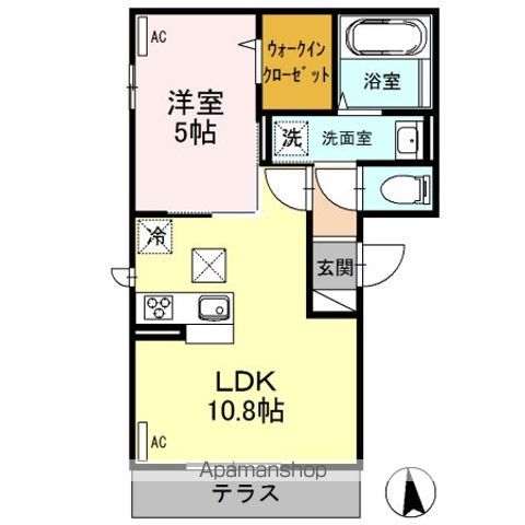 東武伊勢崎・大師線 福居駅 徒歩9分 3階建 築10年の間取り写真