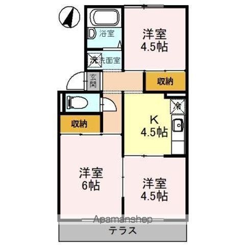 サンコーポSの間取り写真