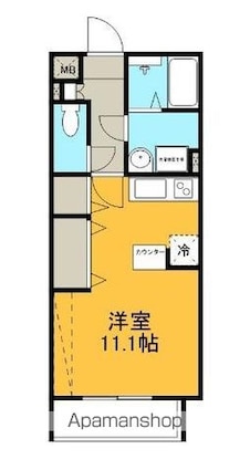 セレクトⅢ[1R/29.88m2]の間取図