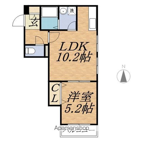 RHAM北円山の間取り写真