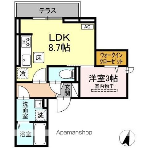 D PAINA弘明寺IIの間取り写真