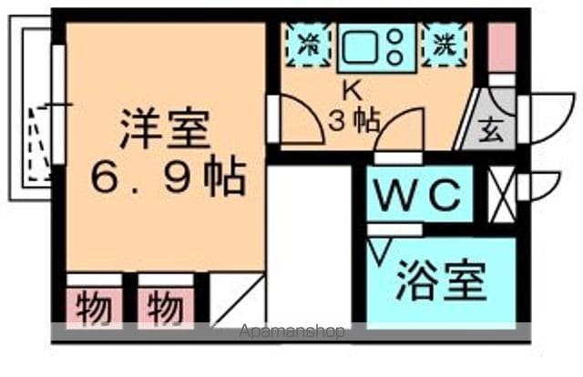 レオパレストレンドの間取り写真