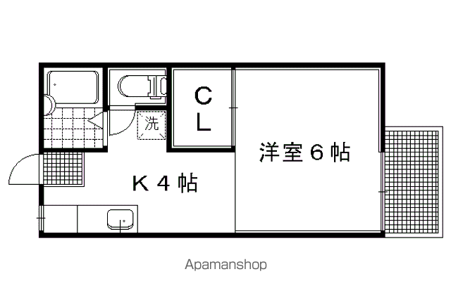 メゾンホーリーホックの間取り写真