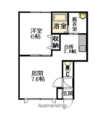 アヴァンティA棟の間取り写真