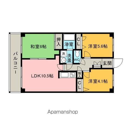 アミティエ博多駅南の間取り写真