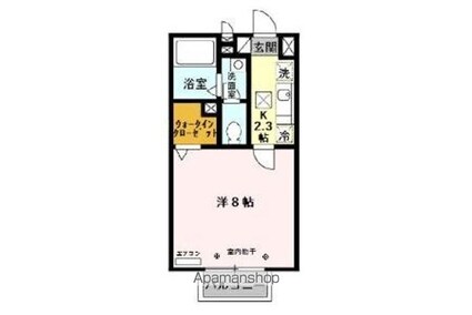 Ｓｔａｒ　Ｖａｌｌｅｙ[1K/25.06m2]の間取図