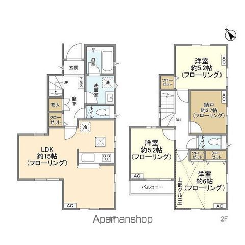 ＫＯＬＥＴ府中西府１２の間取り