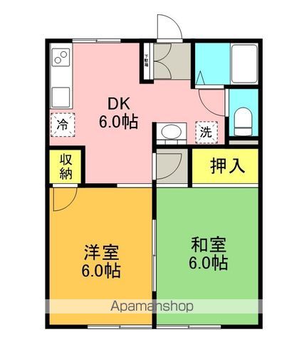 コーポ和厚の間取り写真