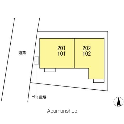 フローラ小金井 101 ｜ 東京都小金井市緑町５丁目21-14（賃貸アパート1LDK・1階・31.57㎡） その15