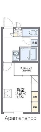 レオパレスＨ＆Ｙ[1K/23.18m2]の間取図