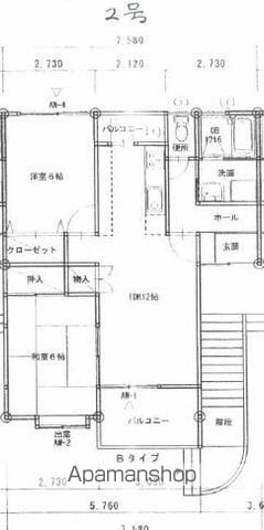 若宮グリーンコーポの間取り