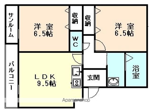 エルフメゾン東中野の間取り写真