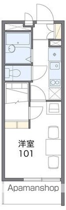 レオパレス日置[1K/19.87m2]の間取図